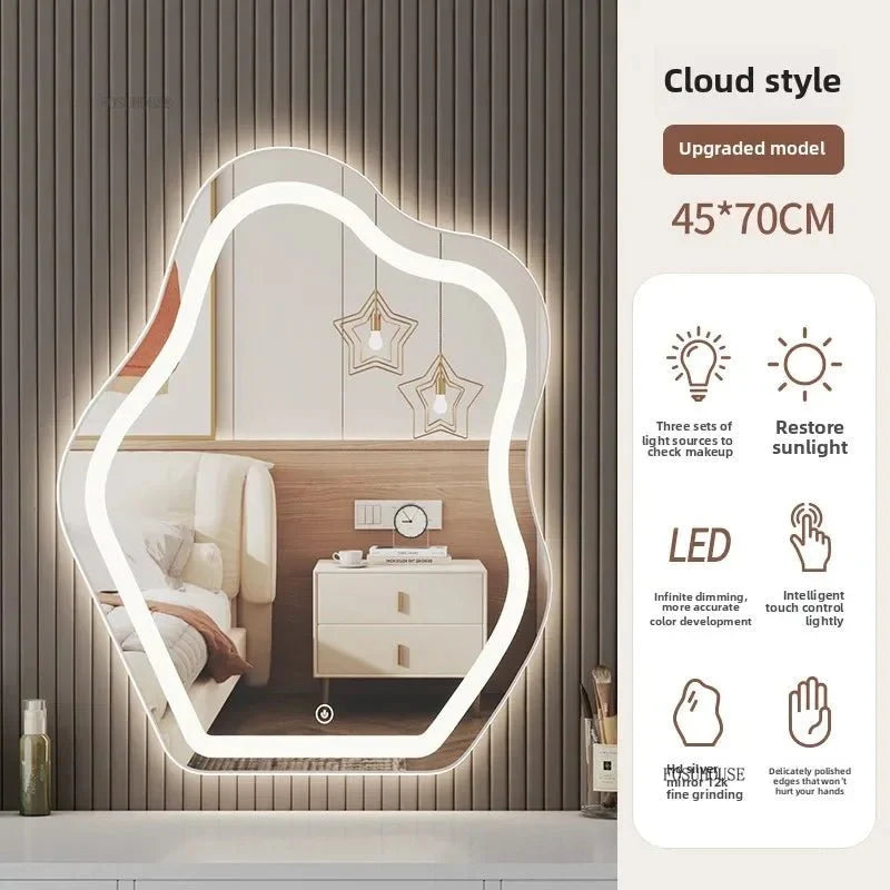 Miroir Salle de Bain LED Organique - 45X70cm - B