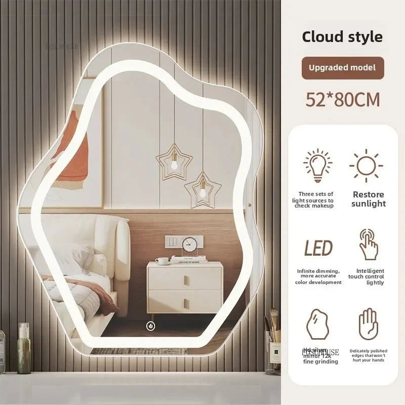 Miroir Salle de Bain LED Organique - 52X80cm - B