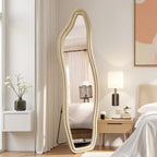 Miroir sur Pied Asymétrique - Or - 160x50cm
