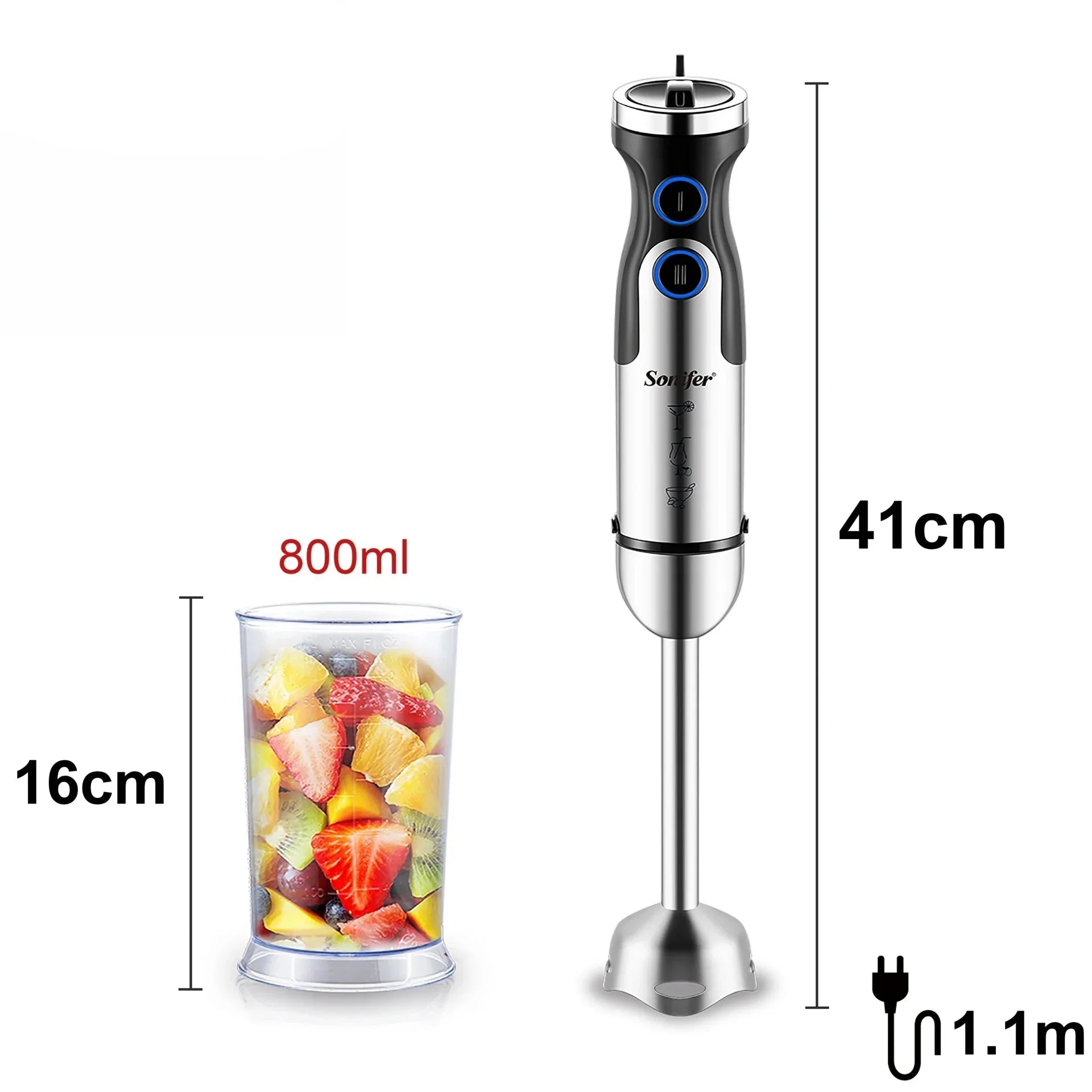 Mixeur Plongeant 1000w -