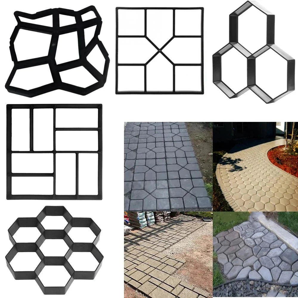 Moule Pavage Multi - Formes pour Allées & Jardin - A