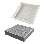 Moule pour Dalle Carrée Jardin & Allée Motifs Géométriques - A