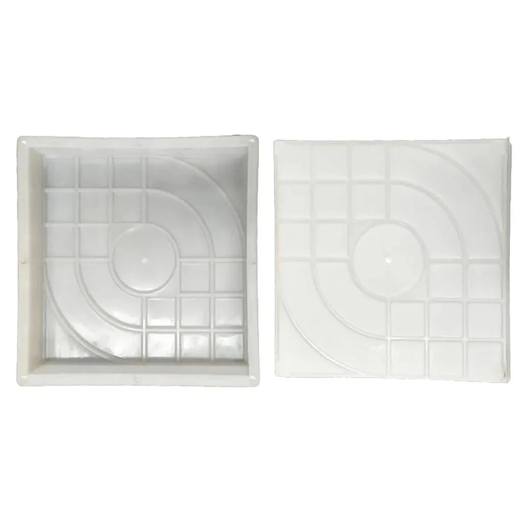 Moule pour Dalle Carrée Jardin & Allée Motifs Géométriques - C