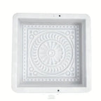 Moule pour Dalle Décorative Motif Rosace Allée & Jardin -