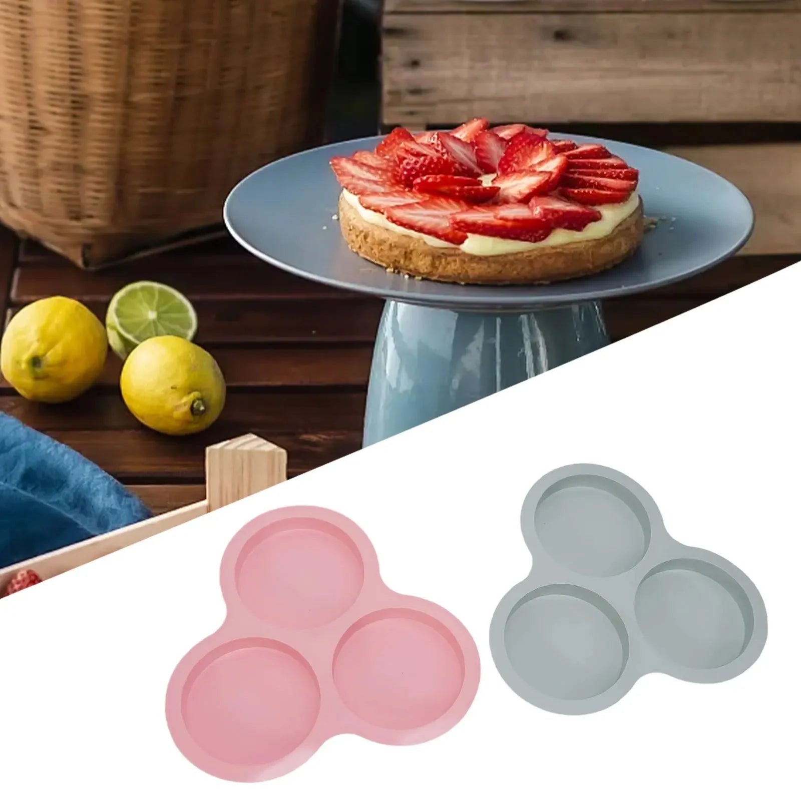Moule Rond en Silicone Air Fryer - A
