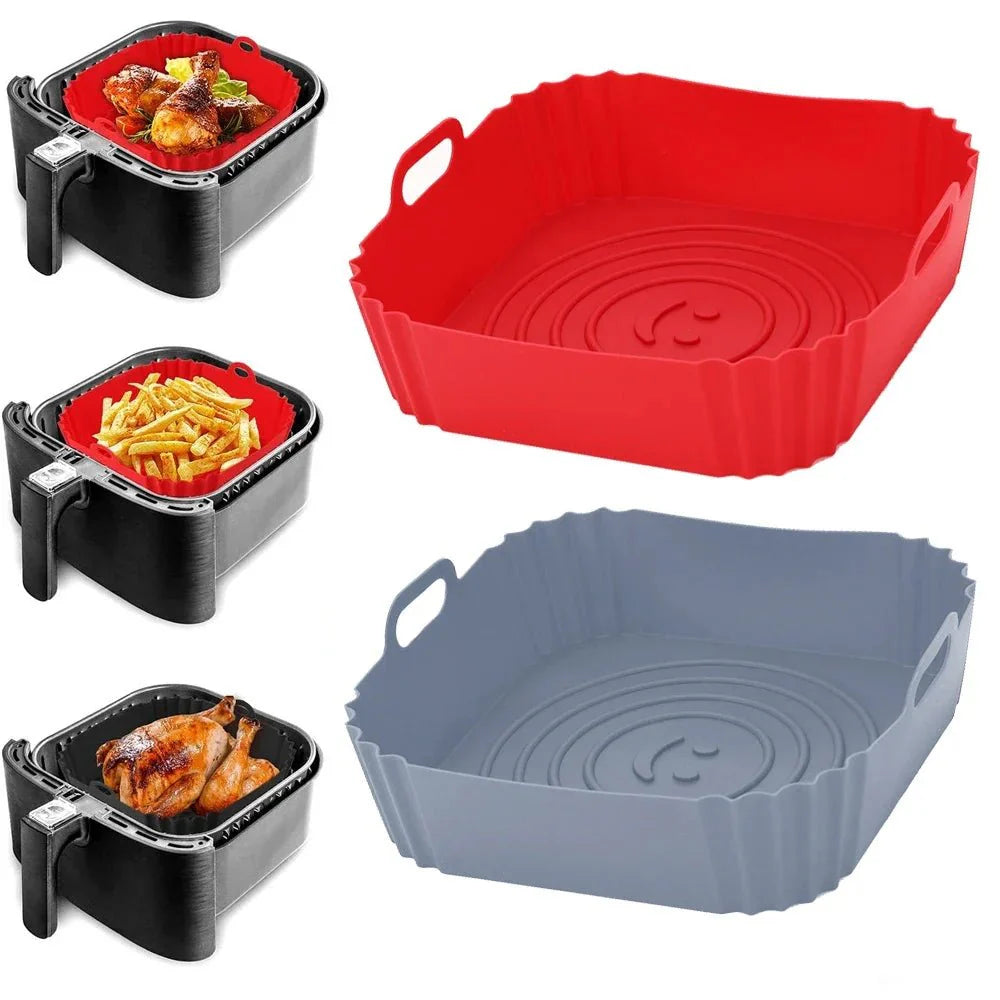 Moule Silicone Carré pour Air Fryer - A