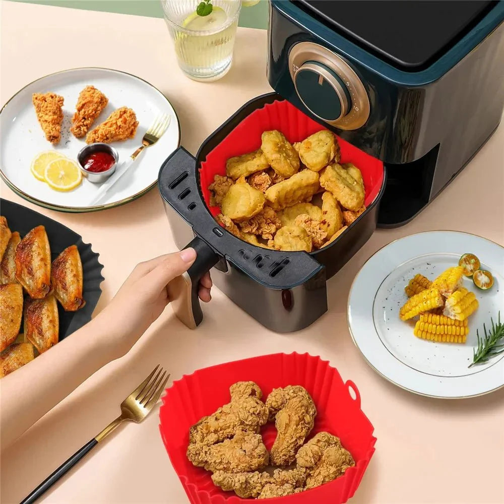 Moule Silicone Carré pour Air Fryer - A