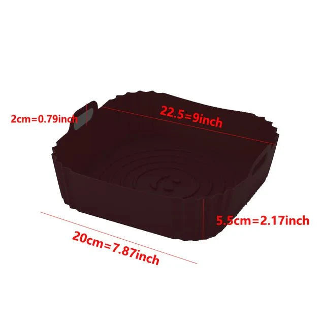 Moule Silicone Carré pour Air Fryer - A