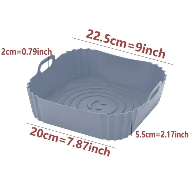 Moule Silicone Carré pour Air Fryer - N