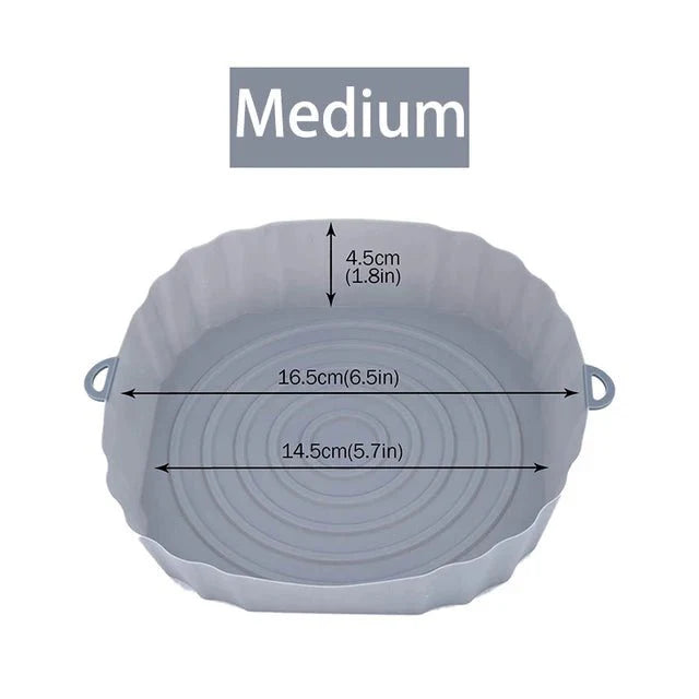 Moule Silicone Rond Air Fryer - B