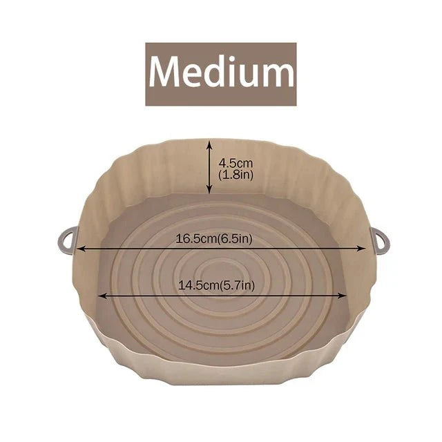 Moule Silicone Rond Air Fryer - H