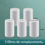 Mousseur Rallonge 1440° avec Filtre Purificateur - 5 Filtres de rechange