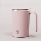Mug Auto - Mélangeur Rechargeable USB 400ml - Rose