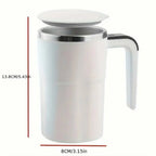 Mug Mélangeur Électrique Puissant avec Affichage Température - Blanc