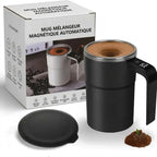 Mug Mélangeur Électrique Puissant avec Affichage Température - Noir