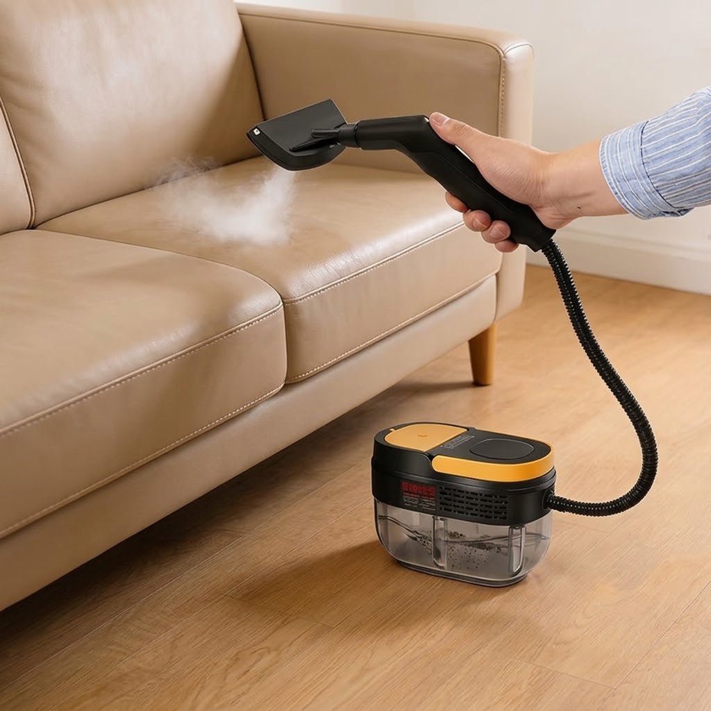 Nettoyeur Vapeur Canapé Tapis Vitre & Autre - Jaune