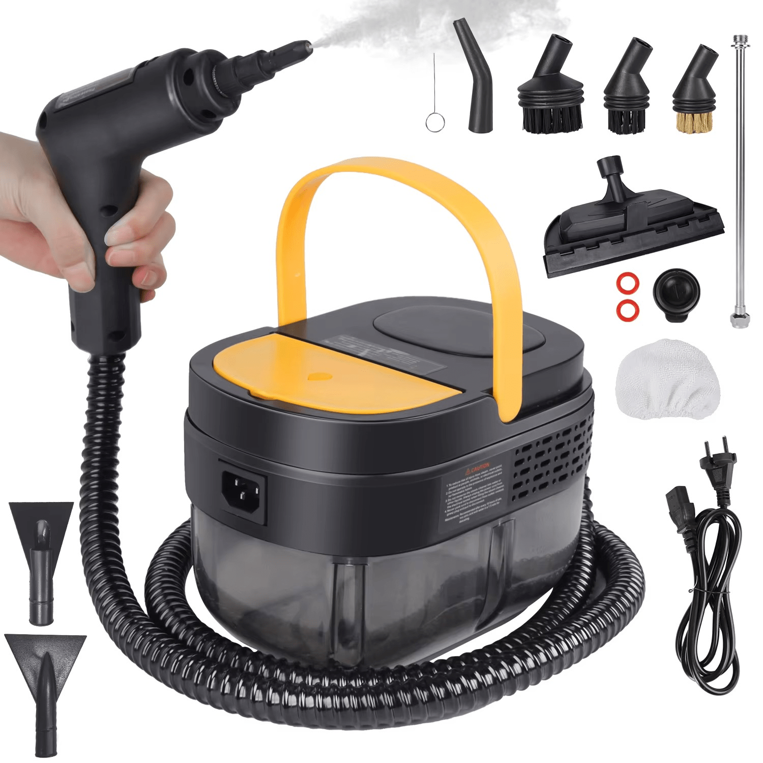 Nettoyeur Vapeur Canapé Tapis Vitre & Autre - Noir