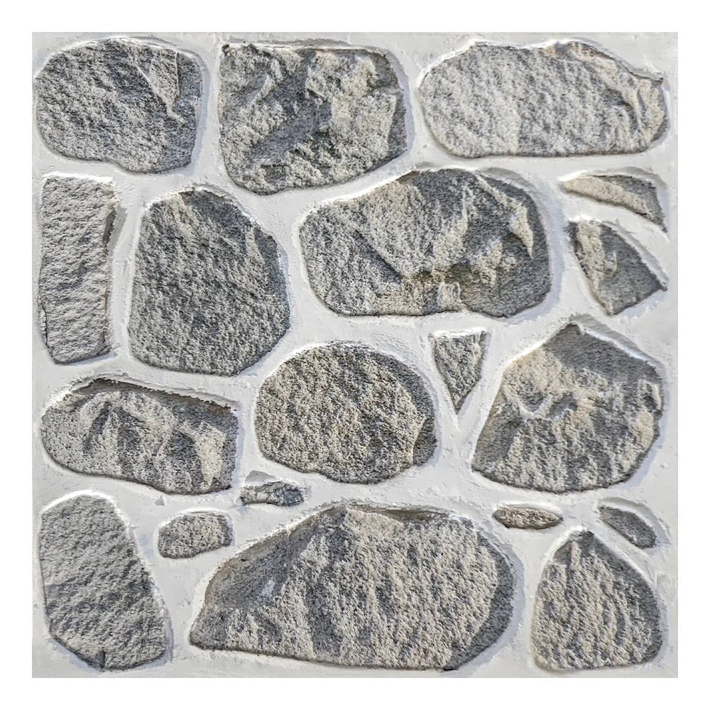 Panneau Mural Adhésif 3D Imitation Pierre Lot de 10 - Marron