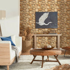 Panneau Mural Adhésif 3D Imitation Pierre Lot de 10 - Marron