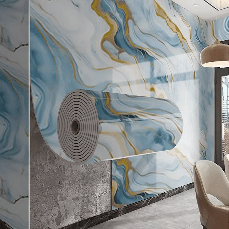 Panneau Mural Effet Marbre Adhésif - B