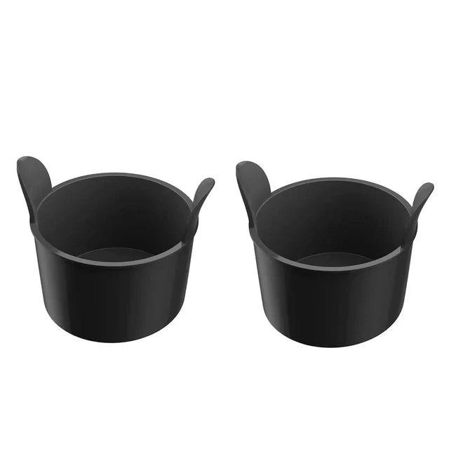 Petit Moule en Silicone Air Fryer - Noir 2pcs