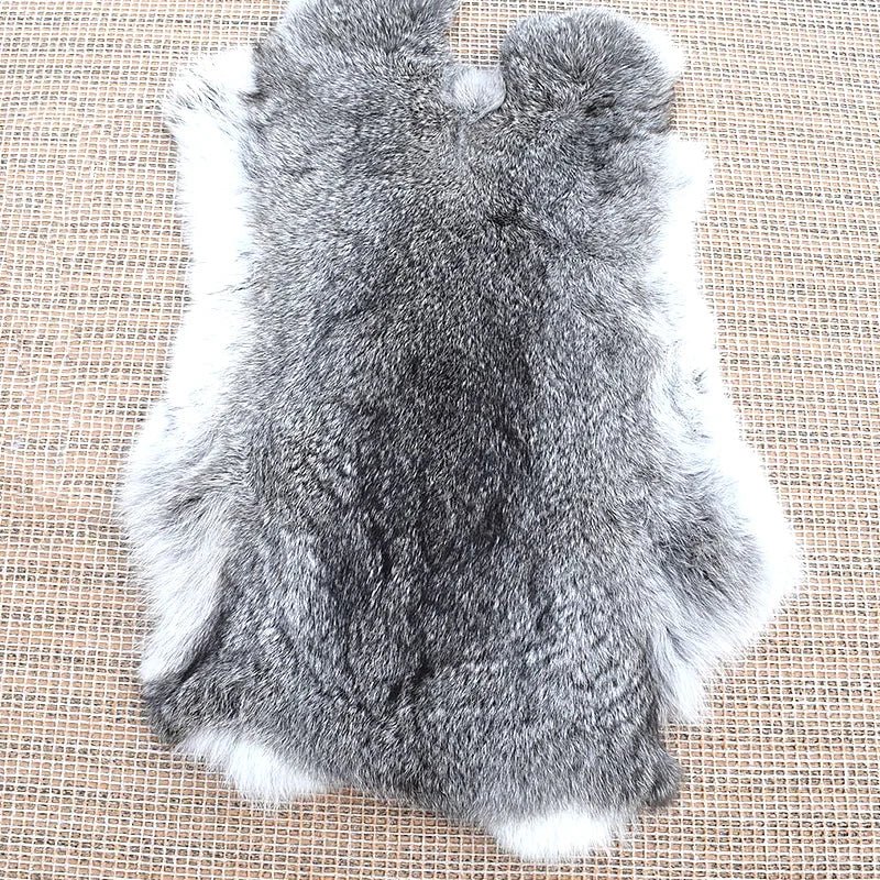 Petit Tapis en Fausse Fourrure Forme Irrégulière 36x23 cm - A