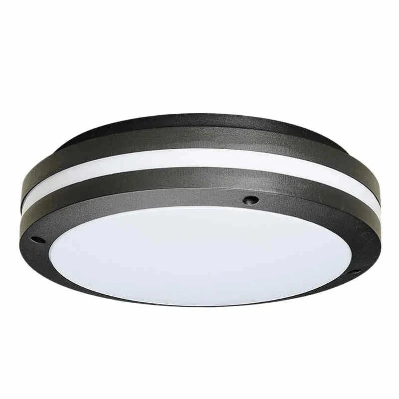 Plafonnier Extérieur LED Waterproof - Noir