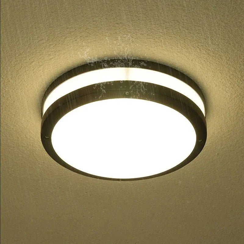 Plafonnier Extérieur LED Waterproof - Noir