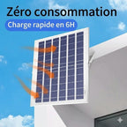 Plafonnier Solaire Extérieur LED avec Télécommande - 100w - Diamètre 19