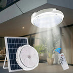 Plafonnier Solaire Extérieur LED avec Télécommande - 100w - Diamètre 19