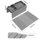 Plateau pour Accoudoir Canapé en Silicone - Gris