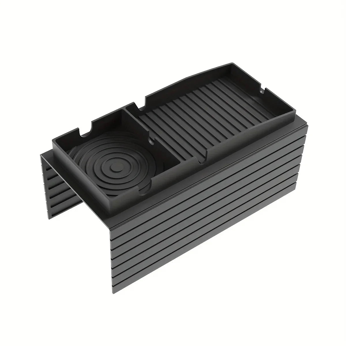 Plateau pour Accoudoir Canapé en Silicone - Noir