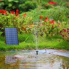Pompe de Fontaine Solaire Extérieure avec Panneau Solaire - 1.5W