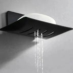 Porte Savon Incliné Noir avec Écoulement - Blanc
