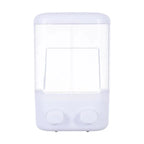 Porte Savon Mural Liquide Blanc Transparent - Simple