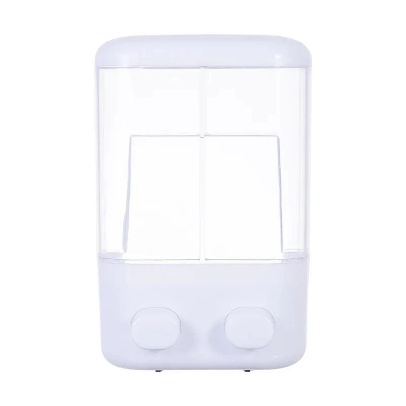 Porte Savon Mural Liquide Blanc Transparent - Simple