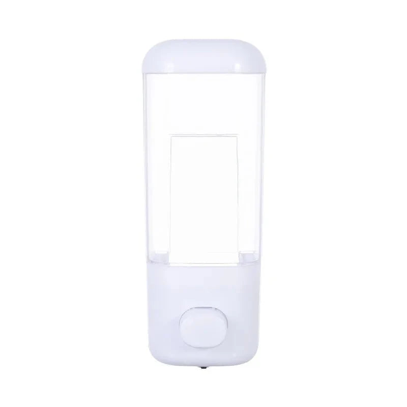 Porte Savon Mural Liquide Blanc Transparent - Simple