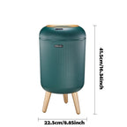 Poubelle Automatique Design Scandinave 10L - Vert