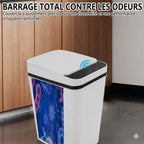 Poubelle Automatique Rectangulaire 12L - Blanc