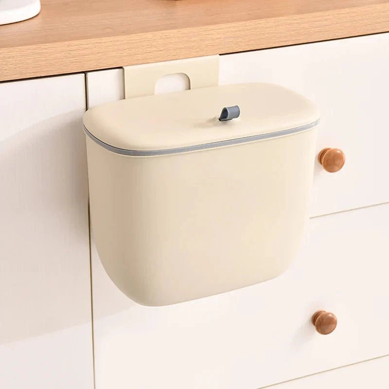 Poubelle Cuisine Suspendue avec Couvercle - 5.8L