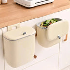 Poubelle Cuisine Suspendue avec Couvercle - 8L