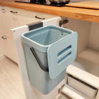 Poubelle de Porte de Placard Cuisine - Bleu 3L