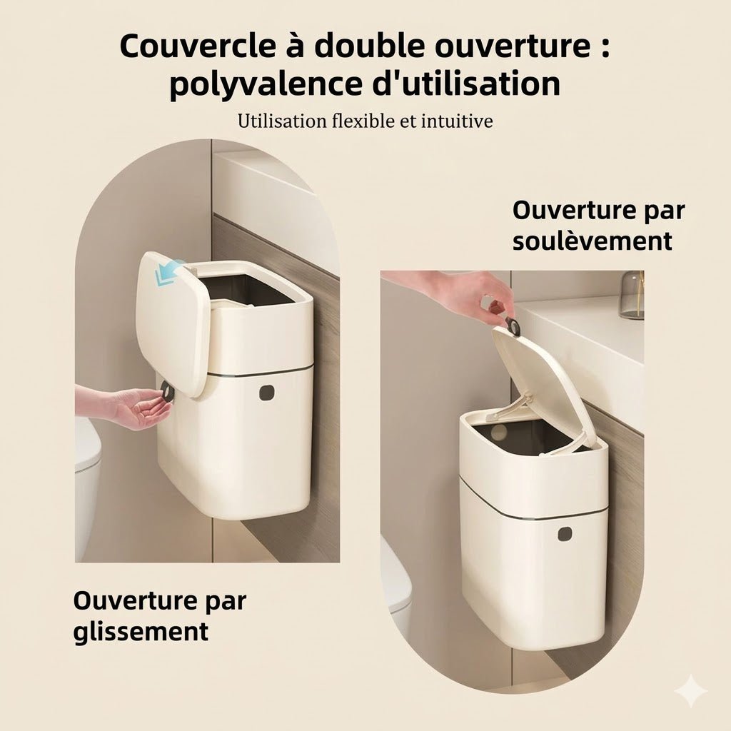 Poubelle Murale Cuisine Salle de Bain -