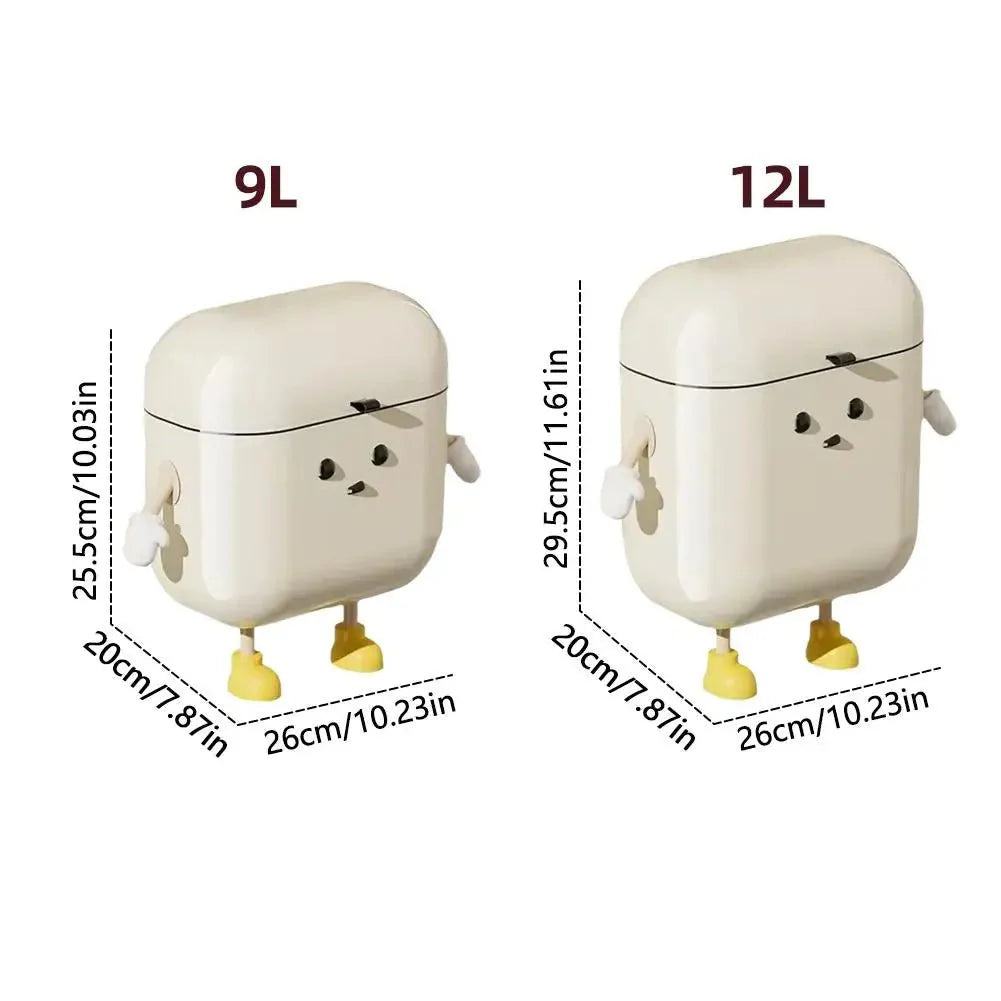 Poubelle Suspendue Cuisine Design Bonhomme - 9L