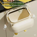 Poubelle Suspendue Cuisine Design Bonhomme - 9L