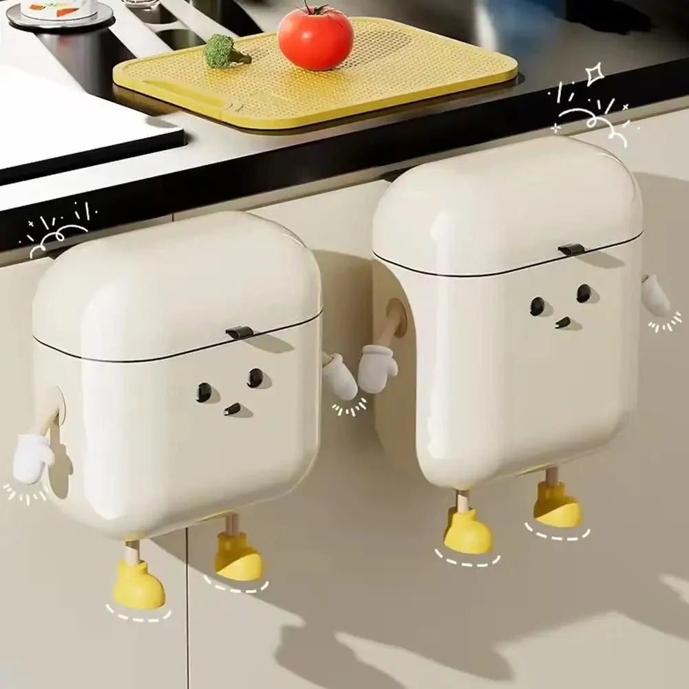 Poubelle Suspendue Cuisine Design Bonhomme - 9L