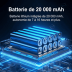 Projecteur a Main Puissant LED Energie Solaire -