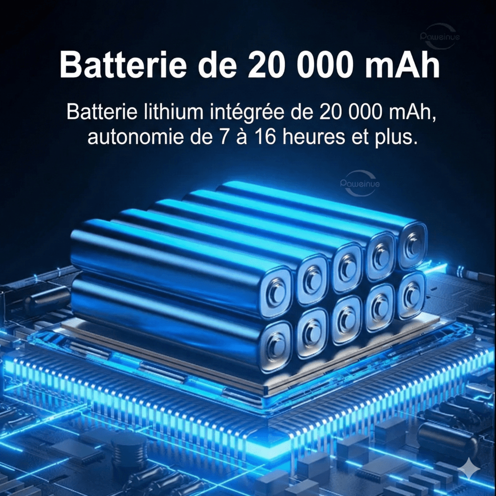 Projecteur a Main Puissant LED Energie Solaire -