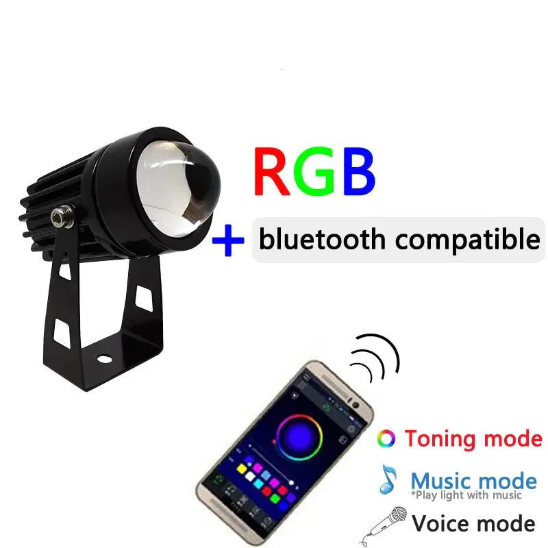 Projecteur de Façade LED Colorés - Blanc chaud