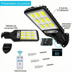 Projecteur Led Mural Solaire avec Détecteur de Mouvement -